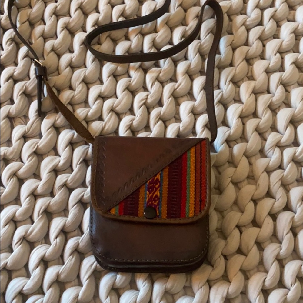Authentic Bolivian leather bag mini crossbody NEW